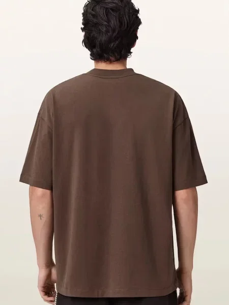 AllSaints kratka majica XANDER rjava