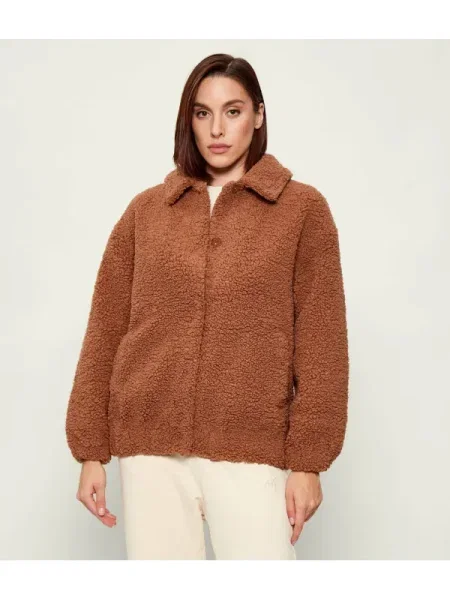 ST.Barth Din fleece geacă JEANNE TEDDY | Oversize fit