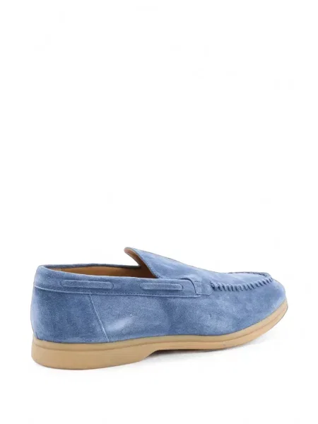 Chiloți Eleventy din piele de căprioară slip-on albastru