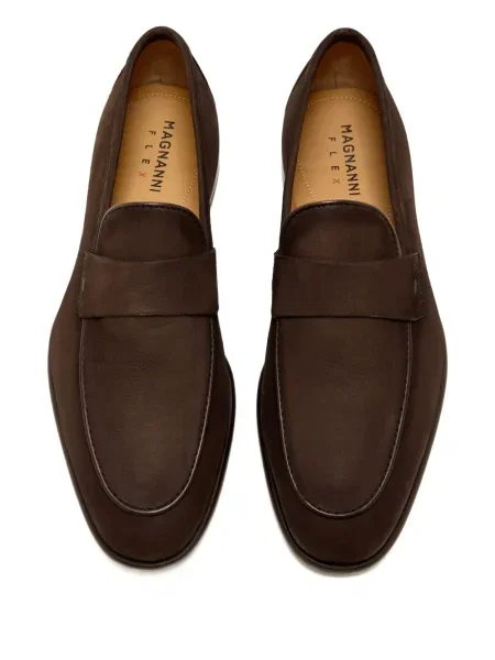 Pantofi loafer Magnanni din piele maro