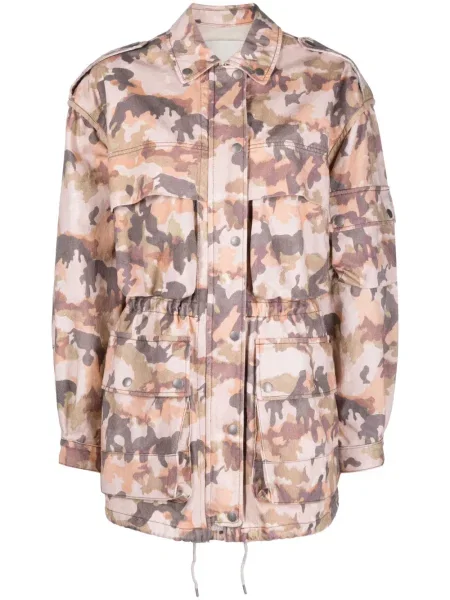 Geacă Isabel Marant cu imagine cu model camuflaj