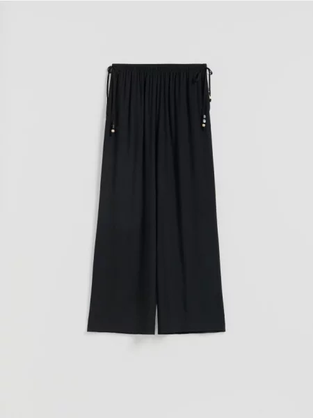 Reserved Pantaloni cu adaos de negru