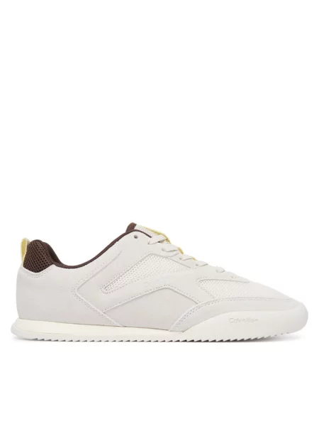 Calvin Klein Sneakers Low Pro Runner Refl Mesh Sue Crem