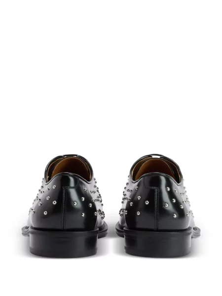 Pantofi derby Giuseppe Zanotti cu buline negru