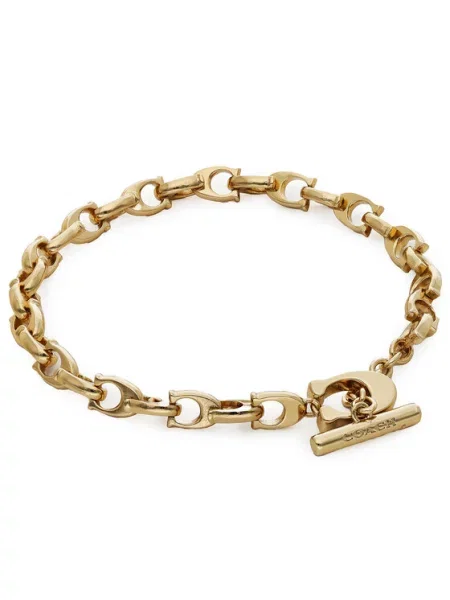 Браслет Coach золотой