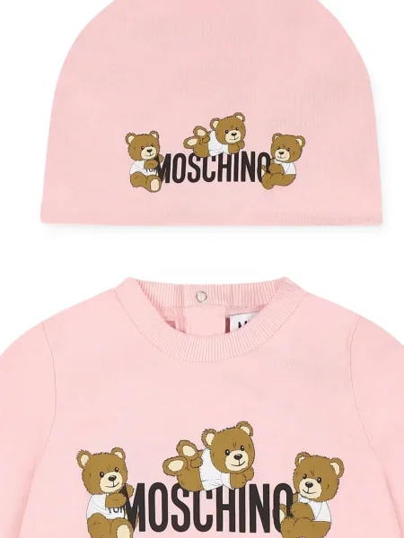 Body dziecięcy Moschino różowy