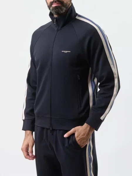 Костюмный спортивный костюм Emporio Armani синий