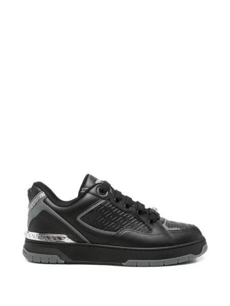 Sneakerși Versace din piele negru
