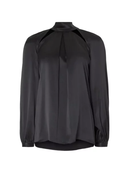Bluză Temperley London de mătase negru