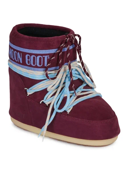 Moon Boot Hótaposó MB ICON LOW SUEDE LACES | hasított bőr