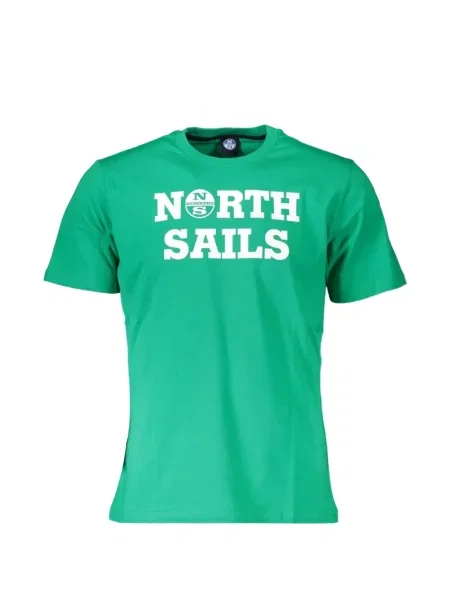 Tricou North Sails cu imagine cu decolteu rotund verde