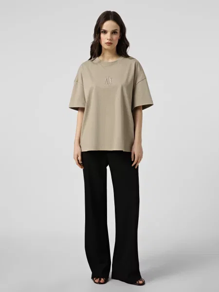 Футболка Armani Exchange бежевий