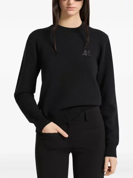 Pulover Courreges cu autograf negru