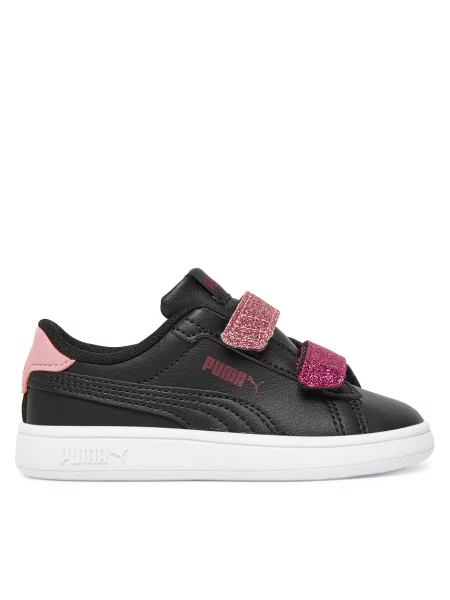 Снікерcи Puma Smash L Glitter Velcro V Inf 07 чорний