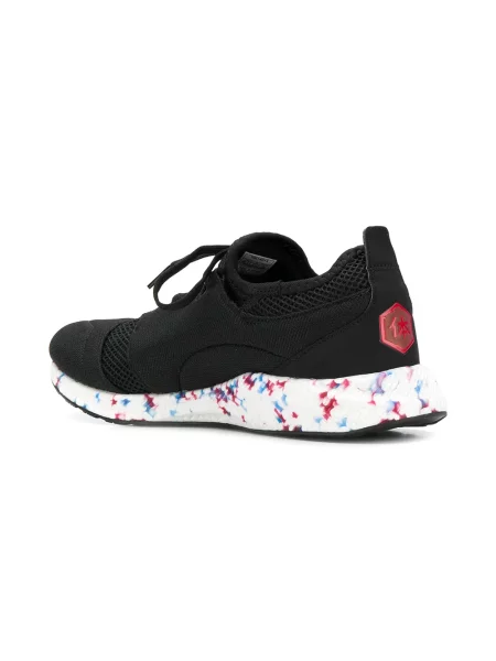Sneakerși Asics cu șireturi din dantelă negru