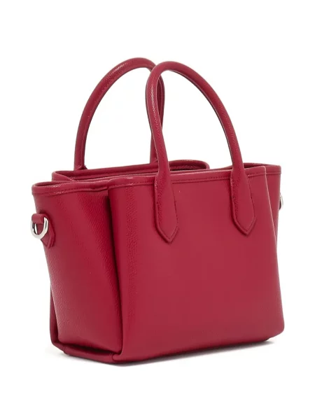 Geantă messenger Emporio Armani din piele roșu