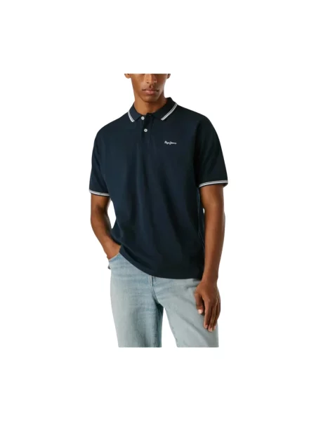 Koszulka polo Pepe Jeans niebieska