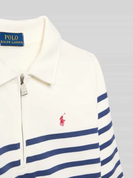 Bluza dresowa o regularnym kroju z mieszanki bawełny Polo Ralph Lauren biała