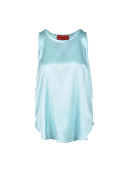 Jedwabny top Wild Cashmere zielony