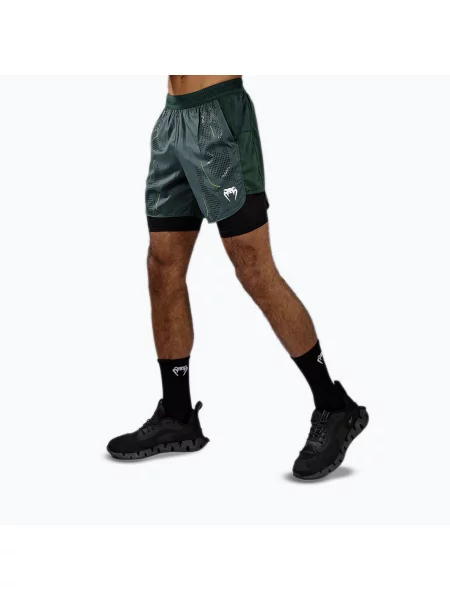 Мъжки тренировъчни шорти Venum Technical Training тъмнозелен зелено
