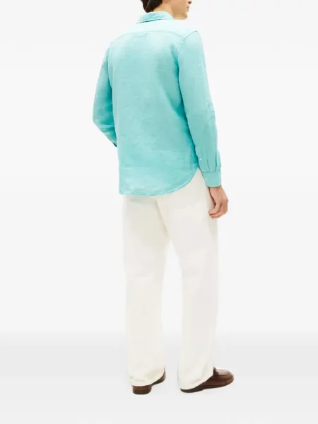 Cămașă Tommy Hilfiger de in verde