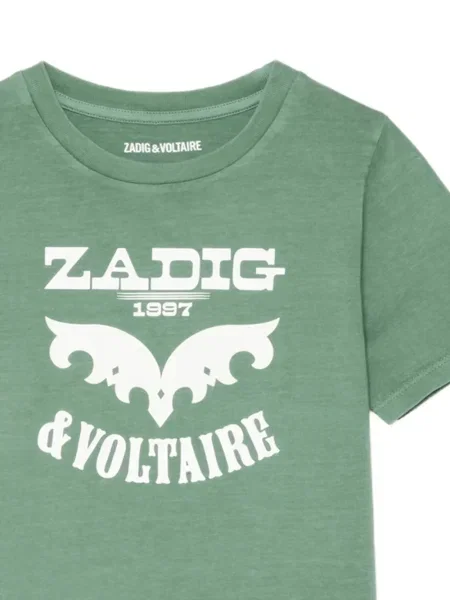 Koszulka dziecięca Zadig & Voltaire zielona