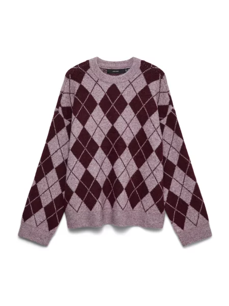 VERO MODA Pulover VMHalo mov zmeură / mov pastel