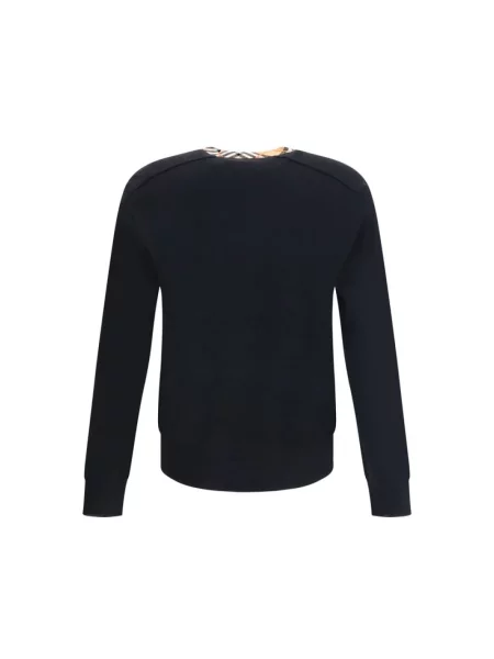 Lekki sweter Burberry czarny