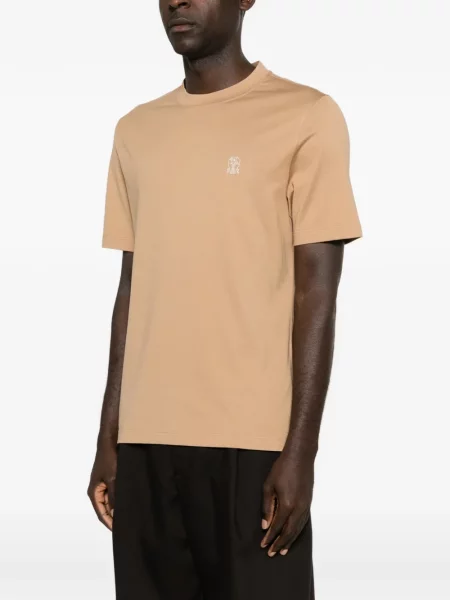 Tricou Brunello Cucinelli cu broderie