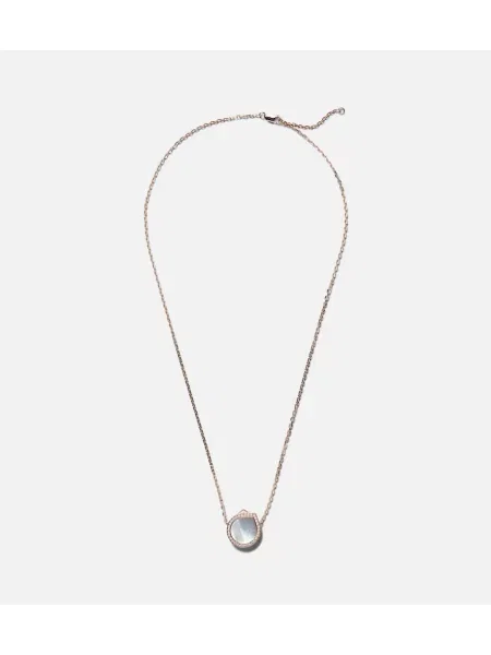 Ogrlica Repossi z perlami roza