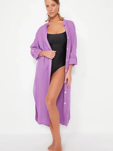 Sukienka Trendyol fioletowa