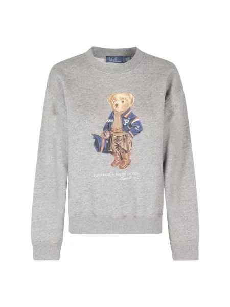 Dzianinowa bluza Polo Ralph Lauren szara