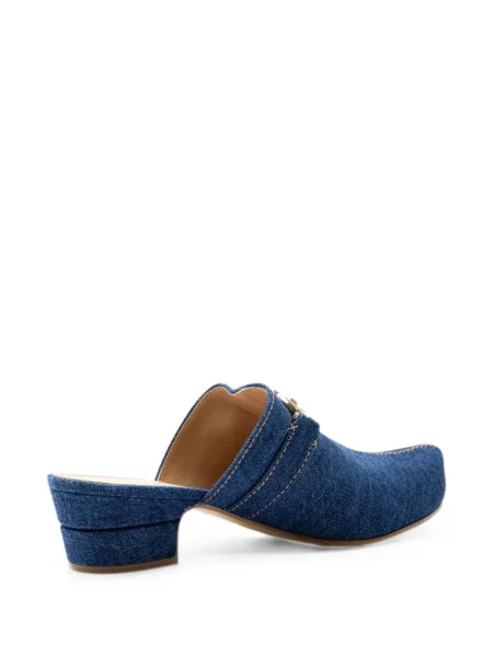 Papuci tip mules Ferragamo albastru