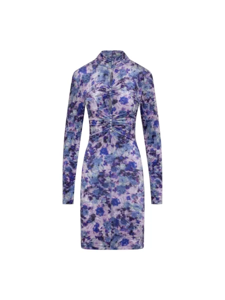 Sukienka mini Isabel Marant fioletowa