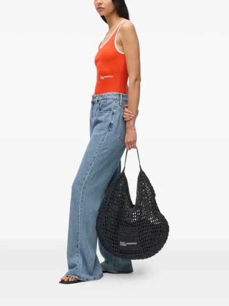 Blugi Karl Lagerfeld Jeans albastru