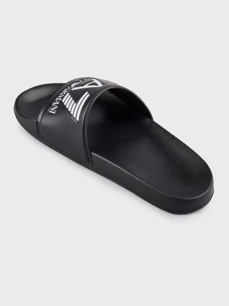 Шлепанцы Ea7 Emporio Armani черные