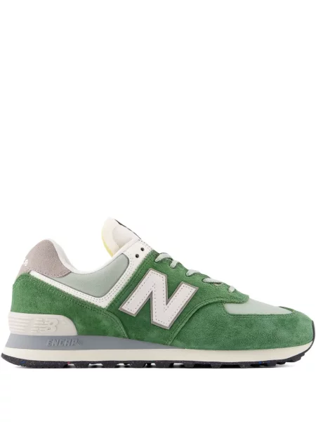 Sneakerși New Balance 574 cu imagine maro