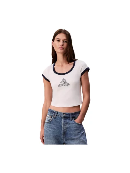 Koszulka Calvin Klein biała