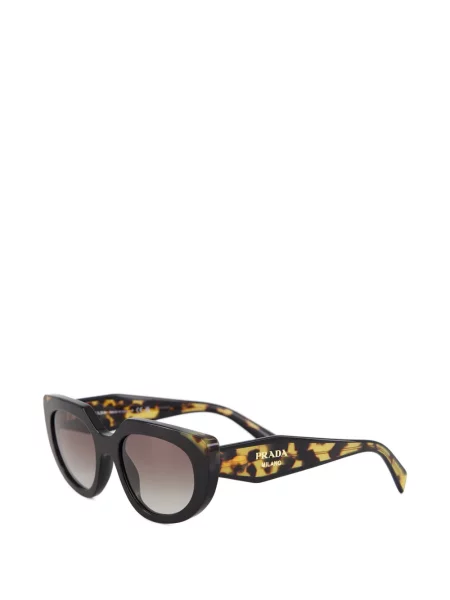 Ochelari de soare Prada cu imprimeu geometric negru