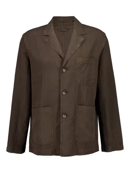 Lněné sako Frescobol Carioca hnědé