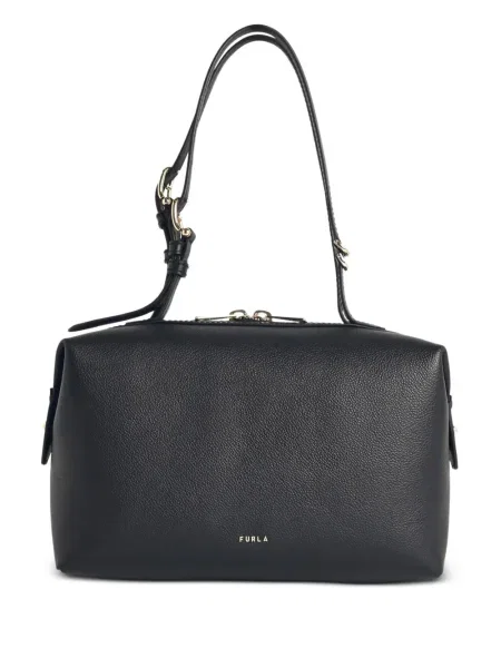 Geanta de piele Furla din piele negru