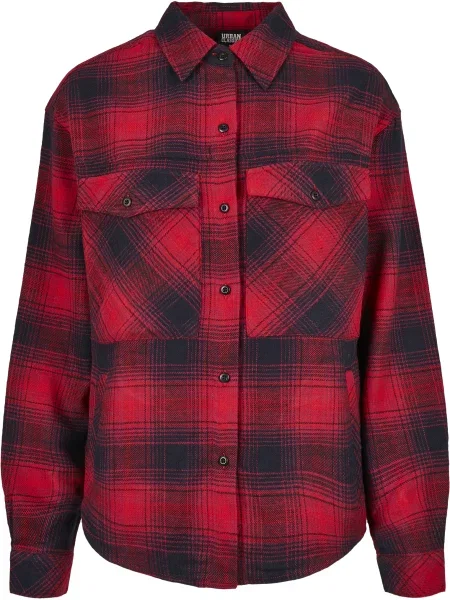 Koszula w kratkę Urban Classics czarna