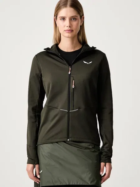 Salewa bluză sport pentru femei PEDROC verde