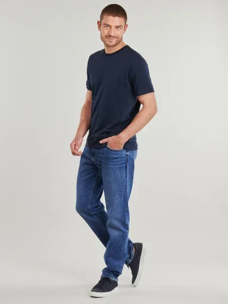 Blugi drepți Calvin Klein Jeans albastru