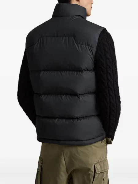 Satenske rukavice Polo Ralph Lauren s vezom s vezicama smeđa