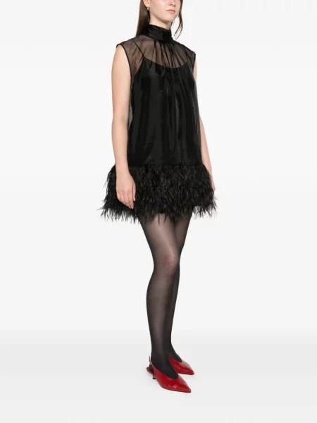 Rochie mini Simkhai din organza negru