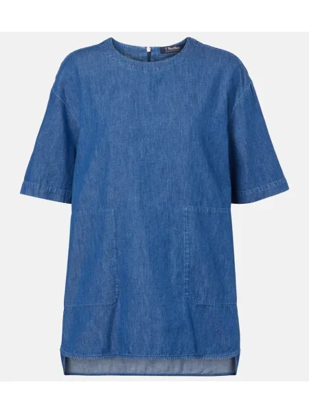 Top 's Max Mara albastru