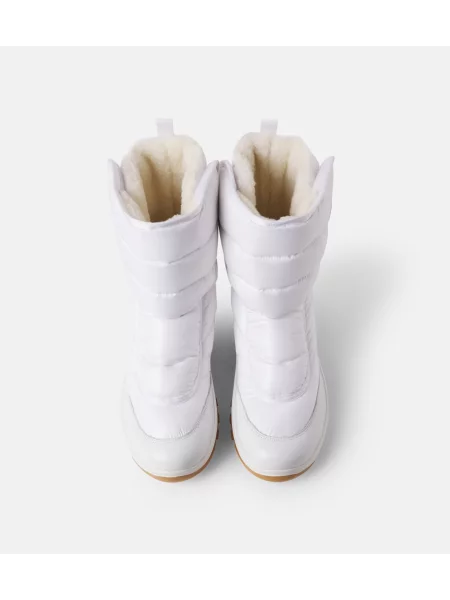 Боти Moncler Enfant бяло