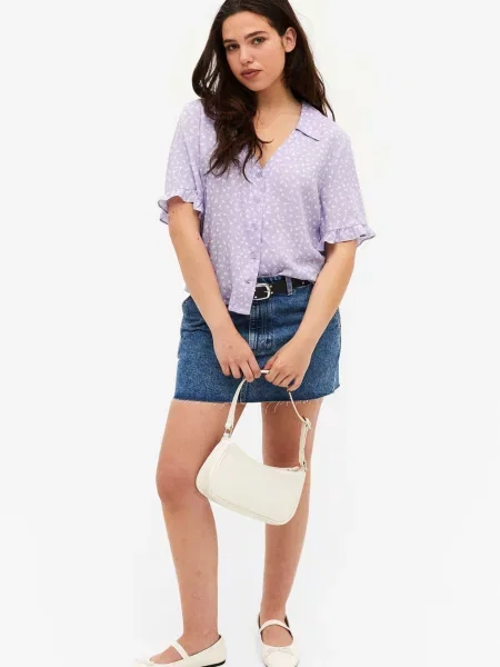 Блуза Monki бузковий