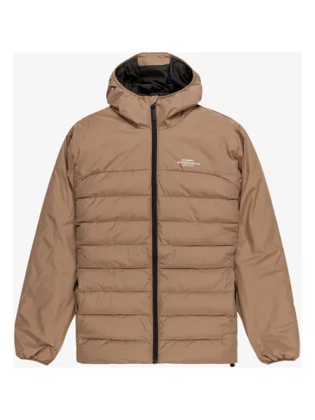 Kurtka z kapturem Element Insulator Classic jasnobrązowa M brązowa